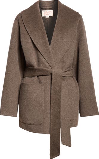 Colette Belted Wool Blend Jacket