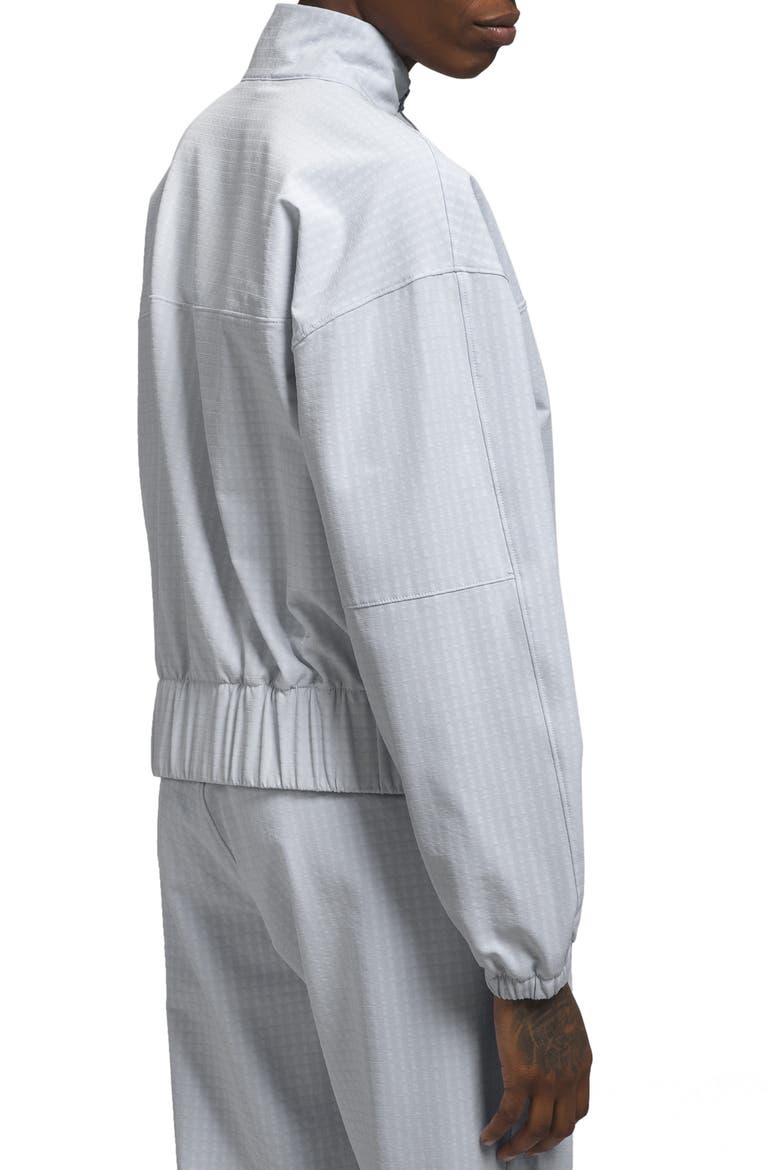 Tekware™ Grid Water Repellent Quarter Zip Pullover, Alternate, color, DUSTY PERIWINKLE HEATHER