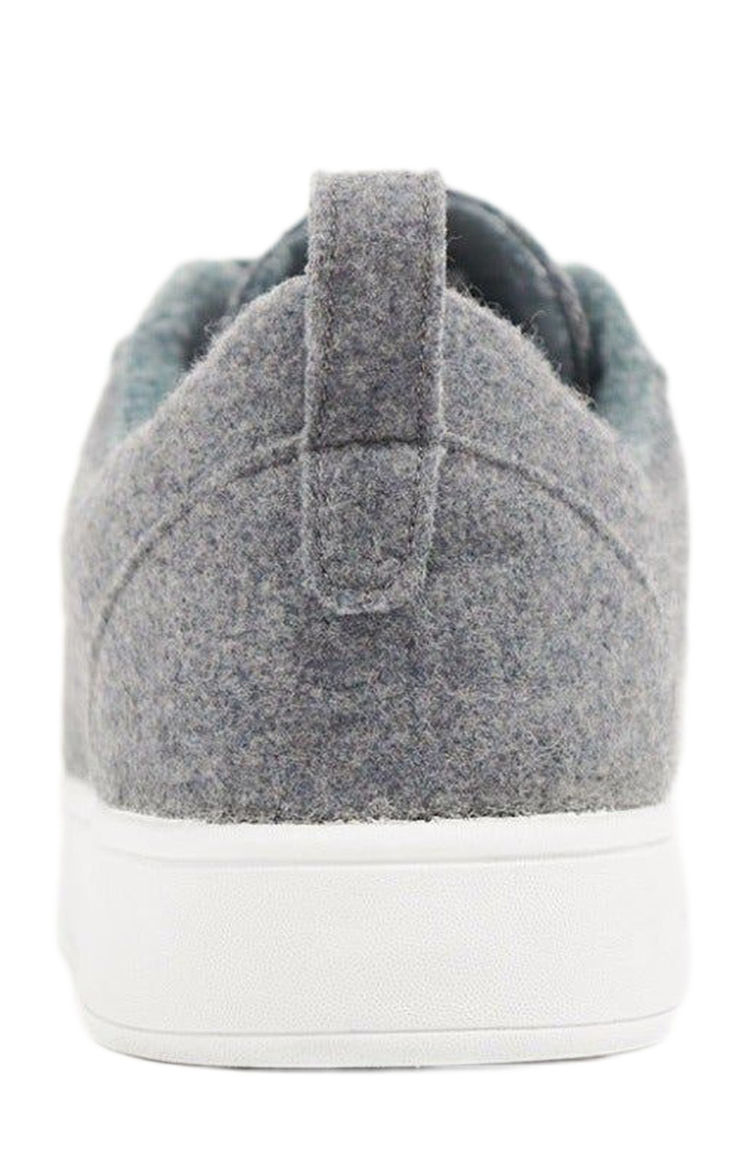 Cashmere Low Ankle Sneakers, Alternate, color, stone gray