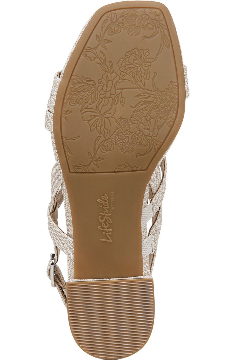 LifeStride Janet Slingback Sandal, Alternate, color, Bone