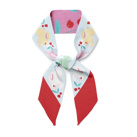Bunnies Twilly Ribbon Scarf