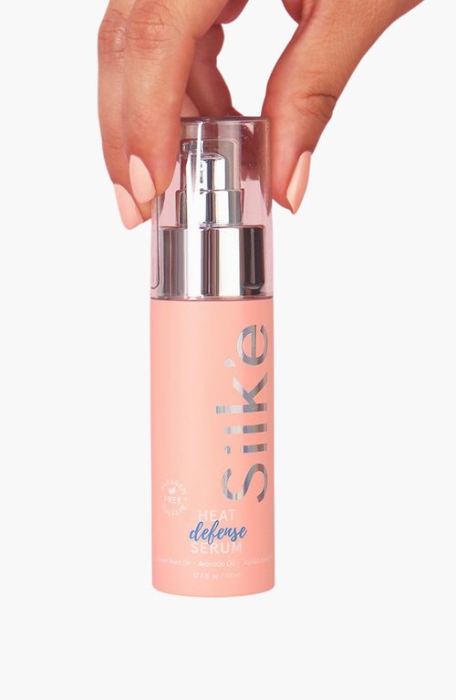 Sleeke Hair Silk'e Heat Defense Hair Serum In Light Peach/blush