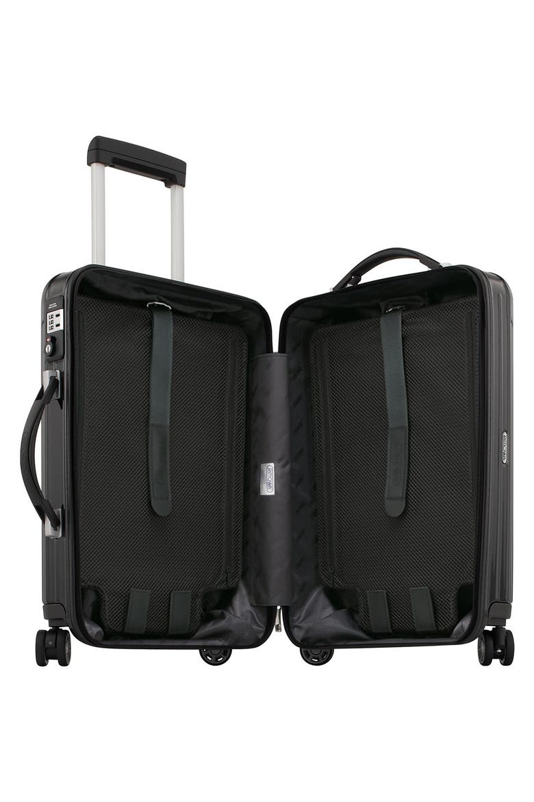 Salsa 22-Inch Deluxe Cabin Multiwheel® Carry-On, Alternate, color, BLACK