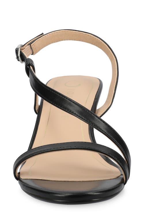 Shop Journee Collection Jemry Kitten Heel Sandal In Black Jemry