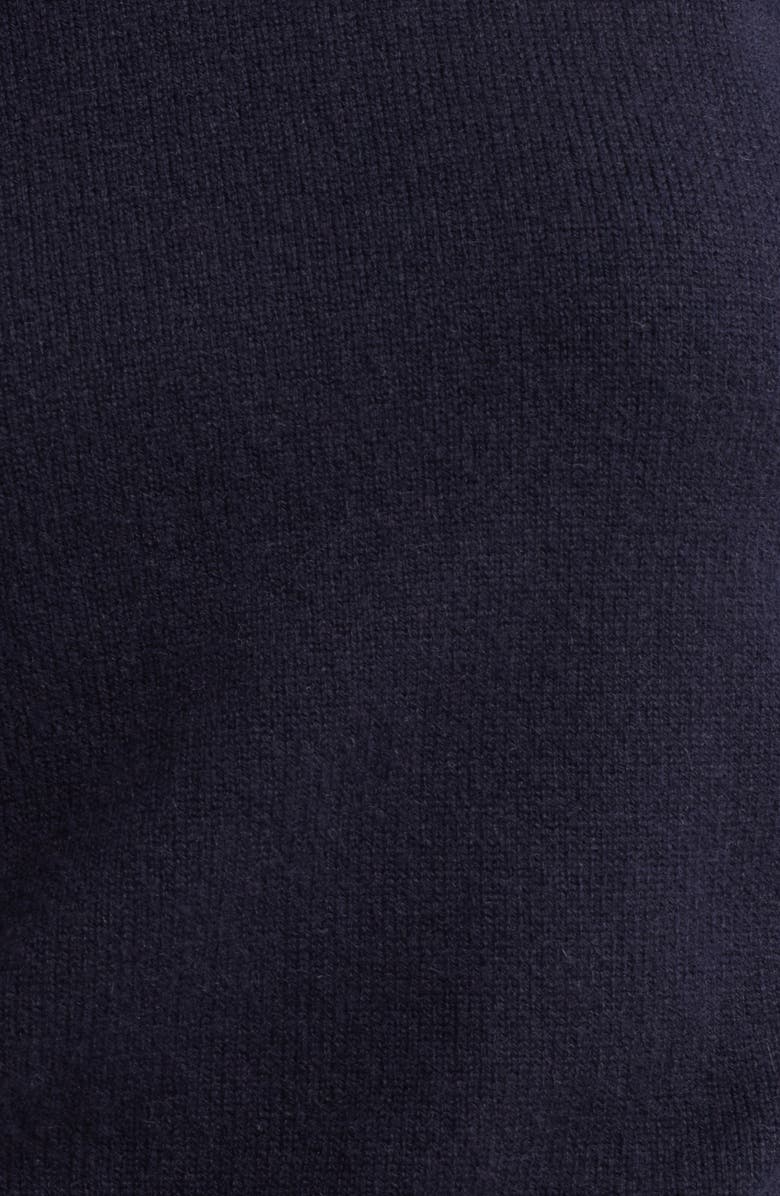 FRAME The Club Cashmere Blend Sweater Minidress, Alternate, color, Navy Multi