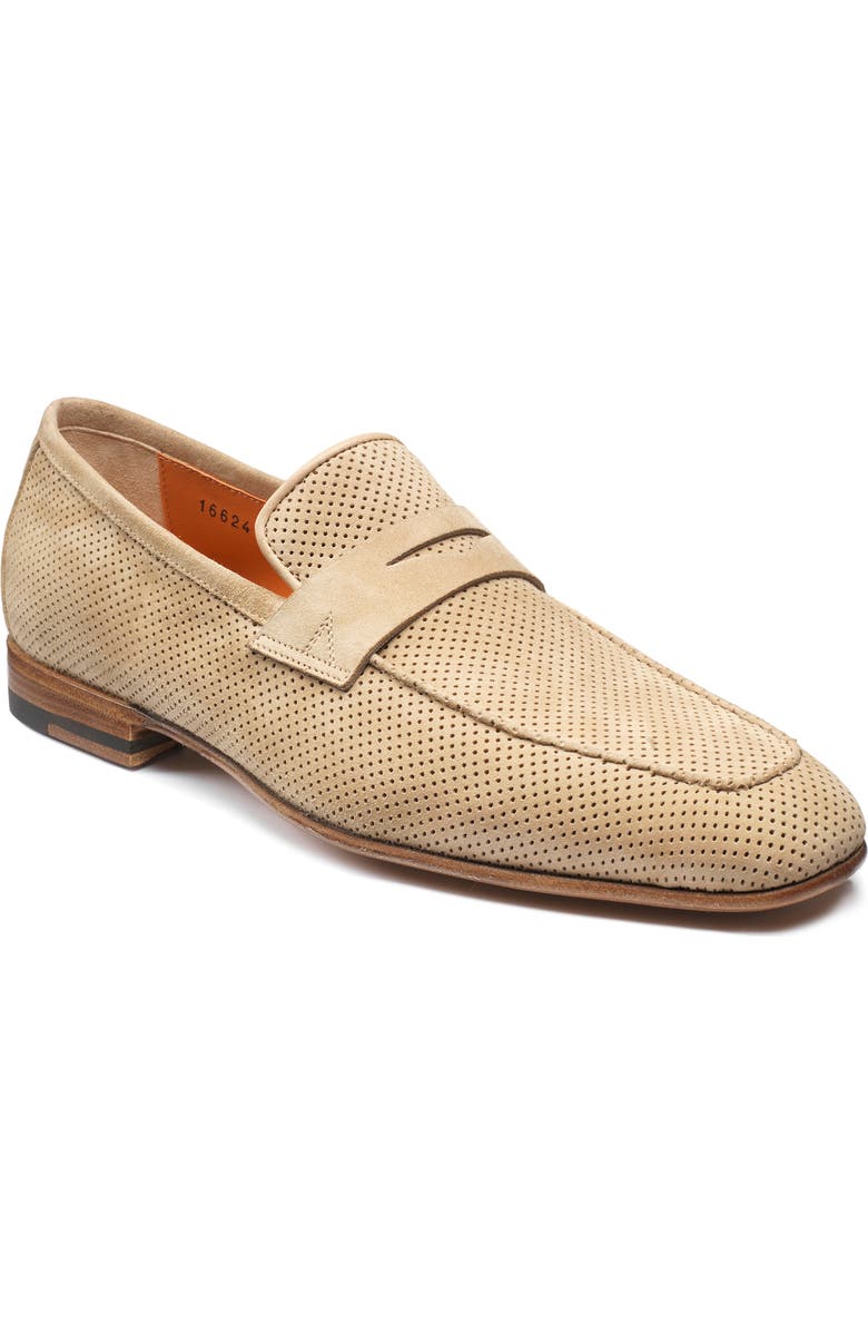 Santoni Joseph Penny Loafer, Main, color,
