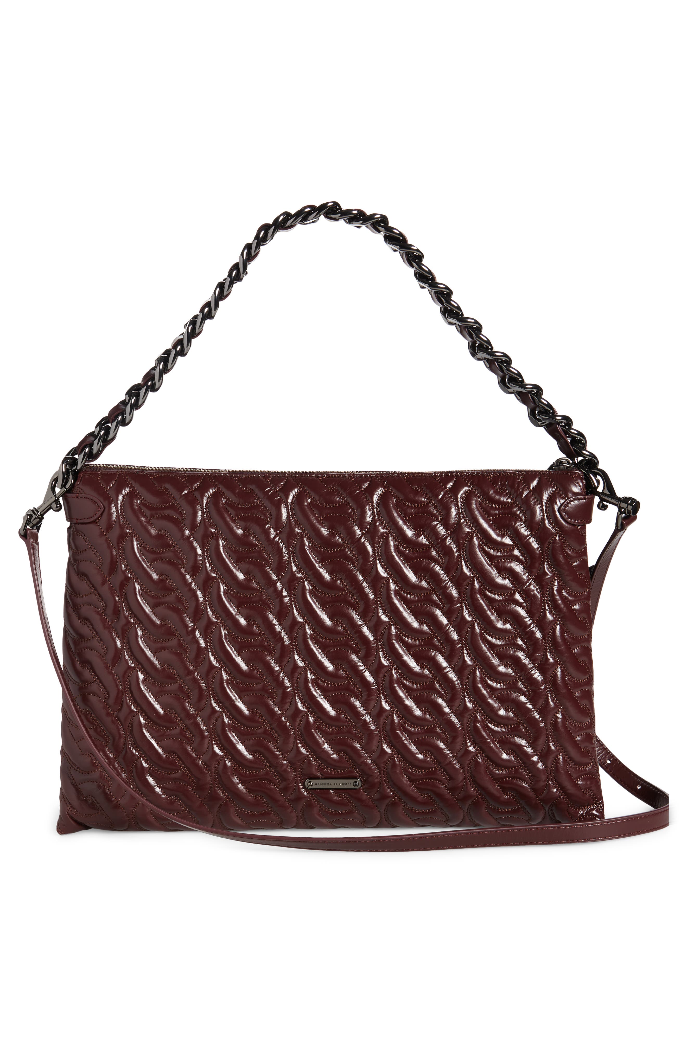 Rebecca Minkoff Chain Quilt Shoulder Bag, Alternate, color, 