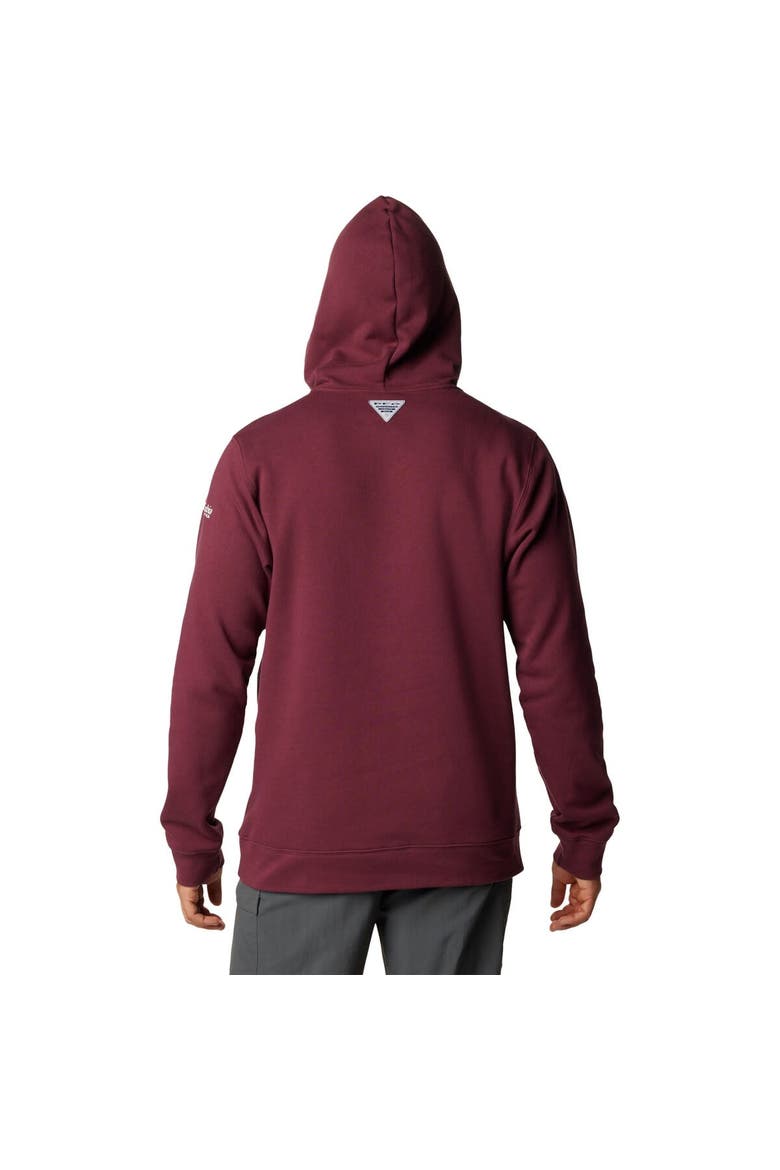 Men's Columbia Maroon Texas A&M Aggies PFG Fish Flag II Pullover Hoodie, Alternate, color, Maroon