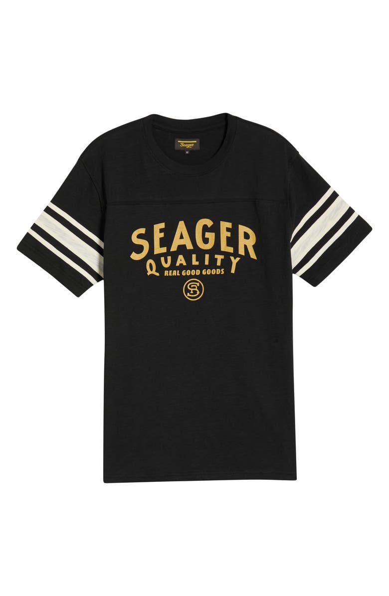 Seager Co Riggins Graphic T-shirt, Main, color, Washed Black