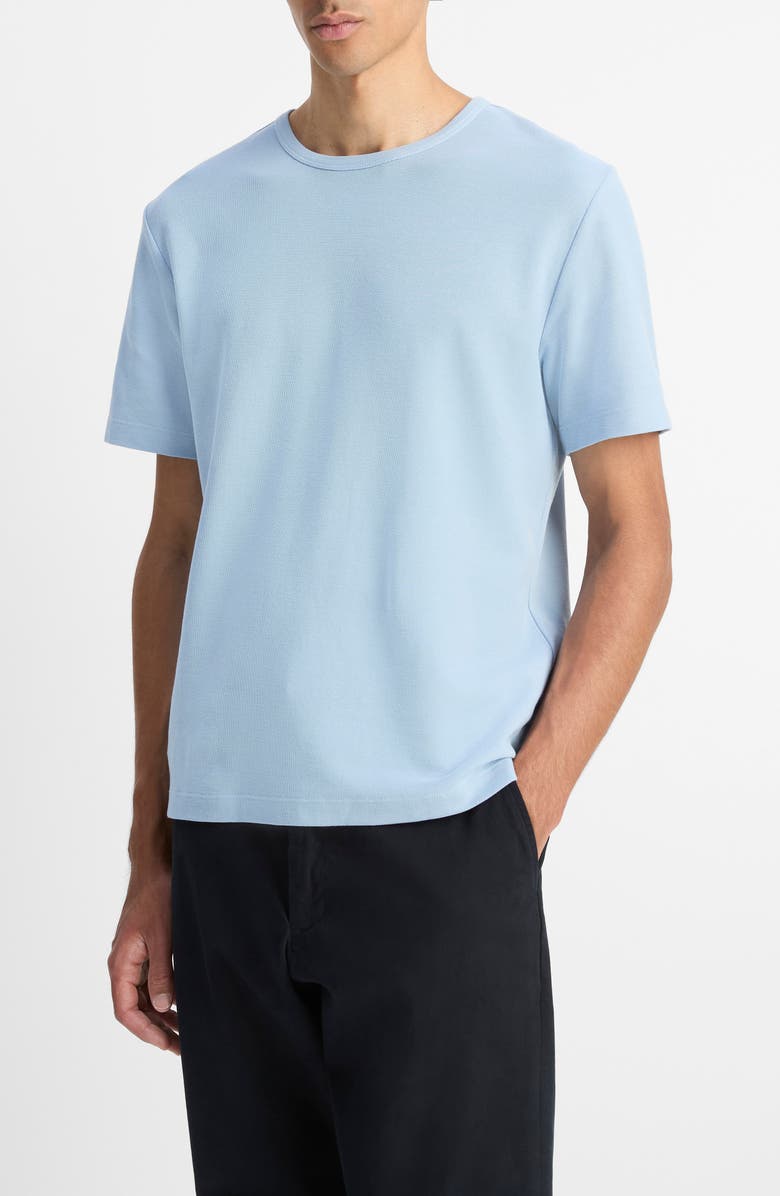 Vince Pima Cotton Piqué T-Shirt, Main, color, California Rain
