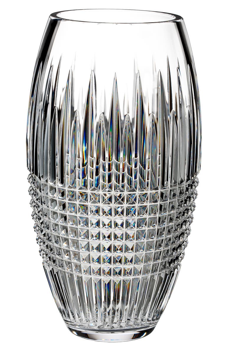 Waterford Lismore Diamond Encore Lead Crystal Vase, Main, color,