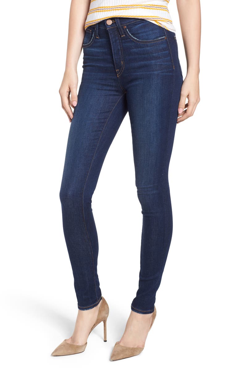 Caslon<sup>®</sup> Sierra High Waist Skinny Jeans, Main, color,