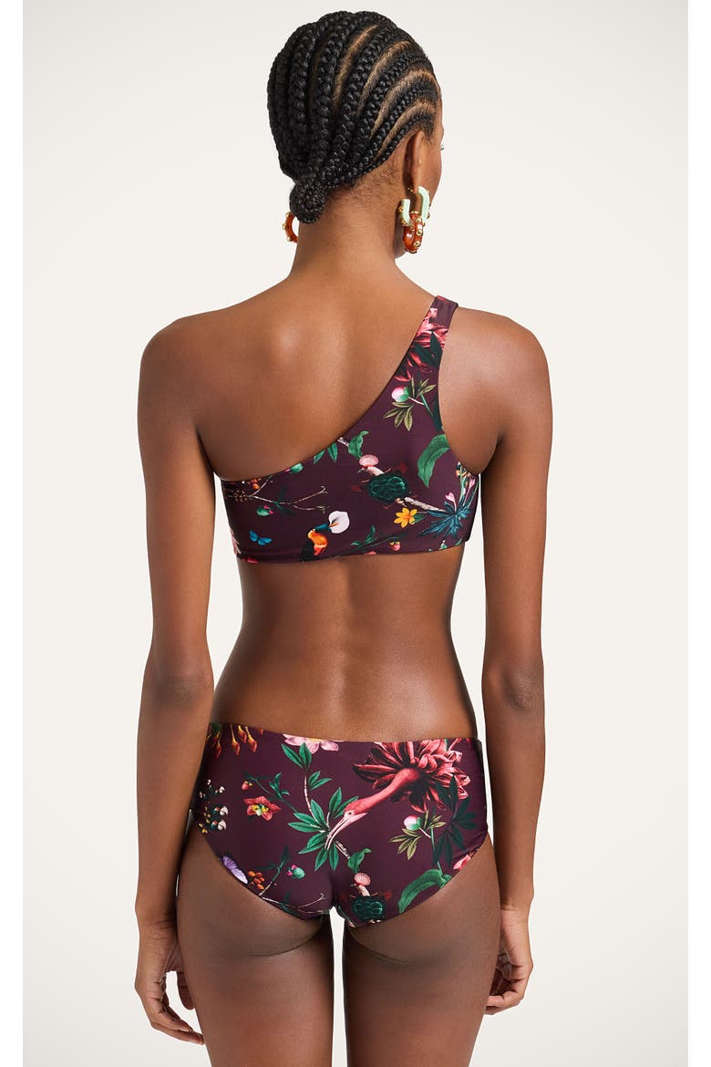 Goddess Bikini Top, Alternate, color, Zooflora Mini Bordeaux