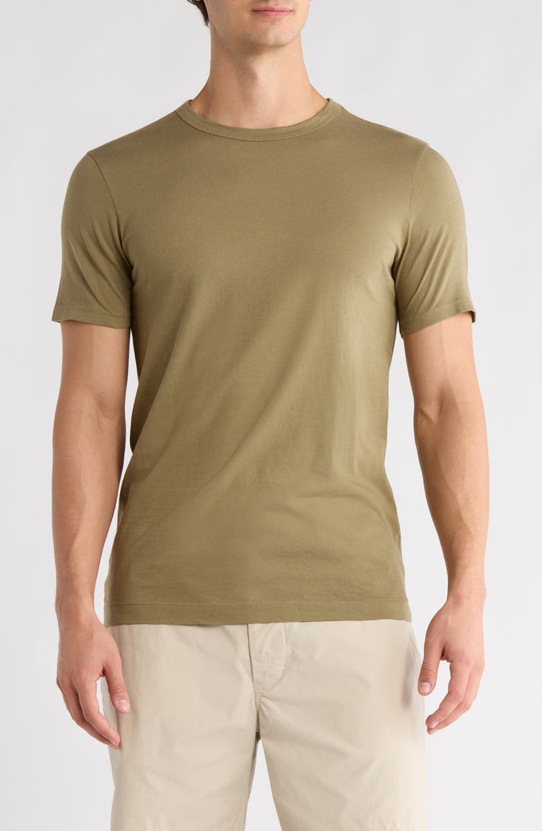 BUCK MASON Pima Cotton Crewneck T-Shirt, Main, color, Cypress