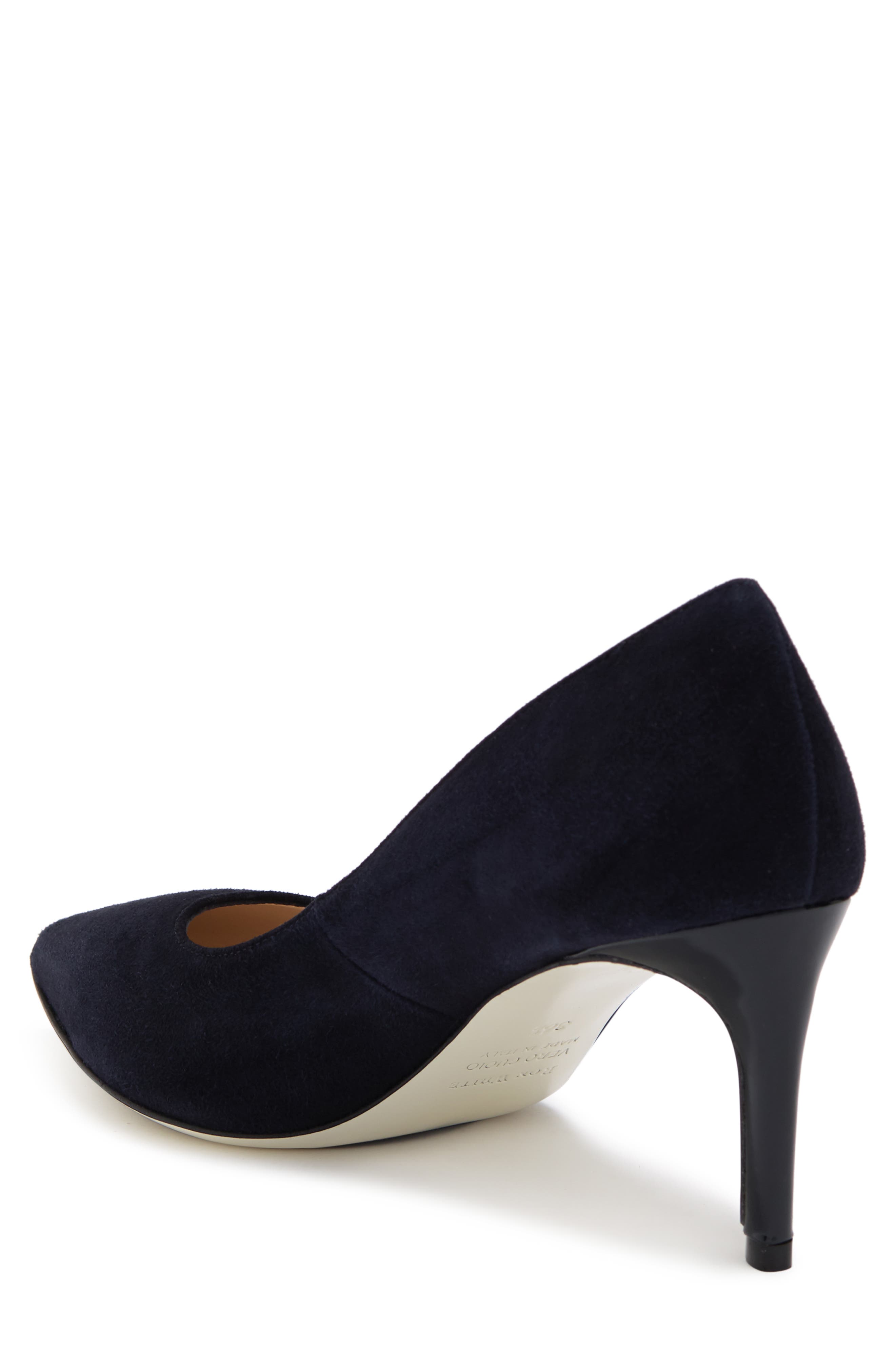 Cindy Pointed Toe Pump, Alternate, color, FRENCH NAVY SUEDE