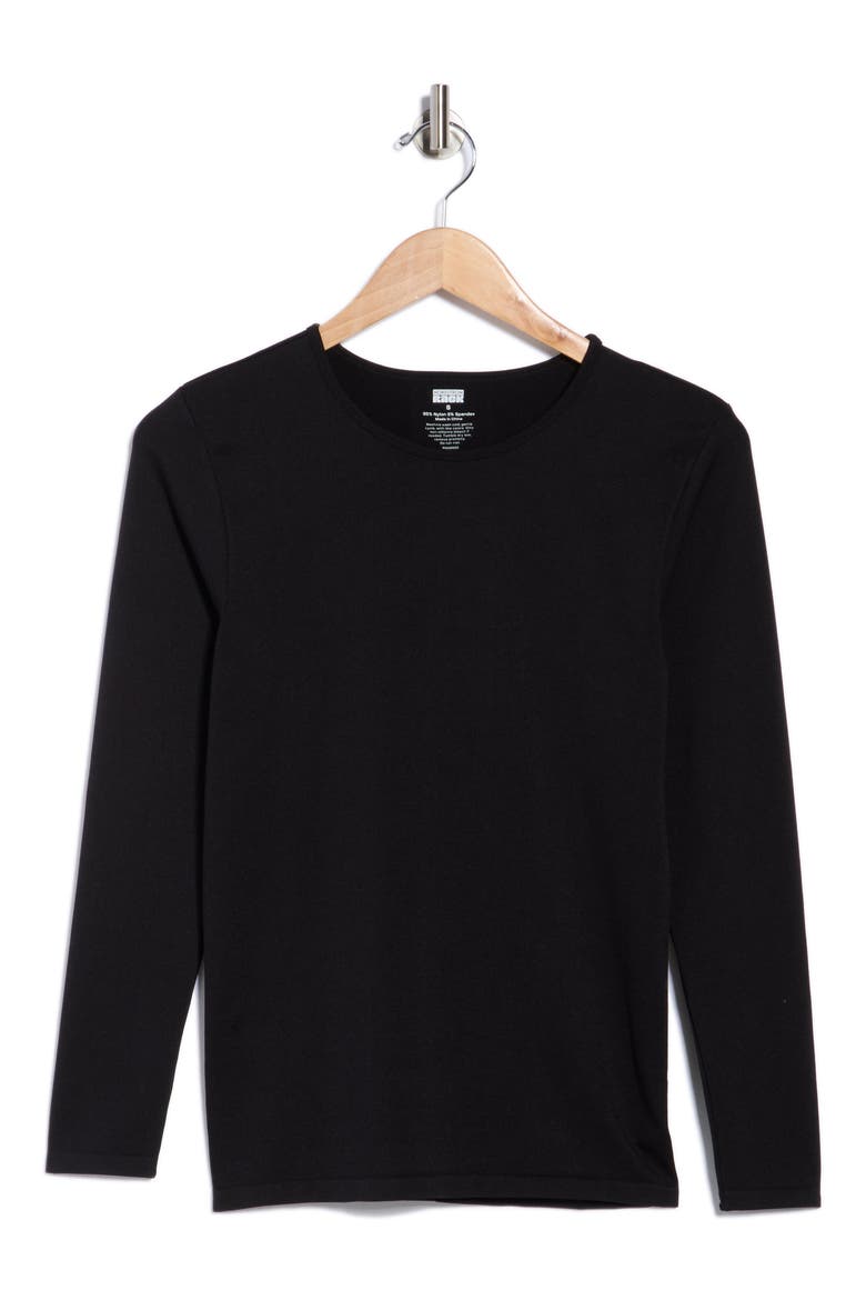 Everyday Long Sleeve T-Shirt, Alternate, color, BLACK