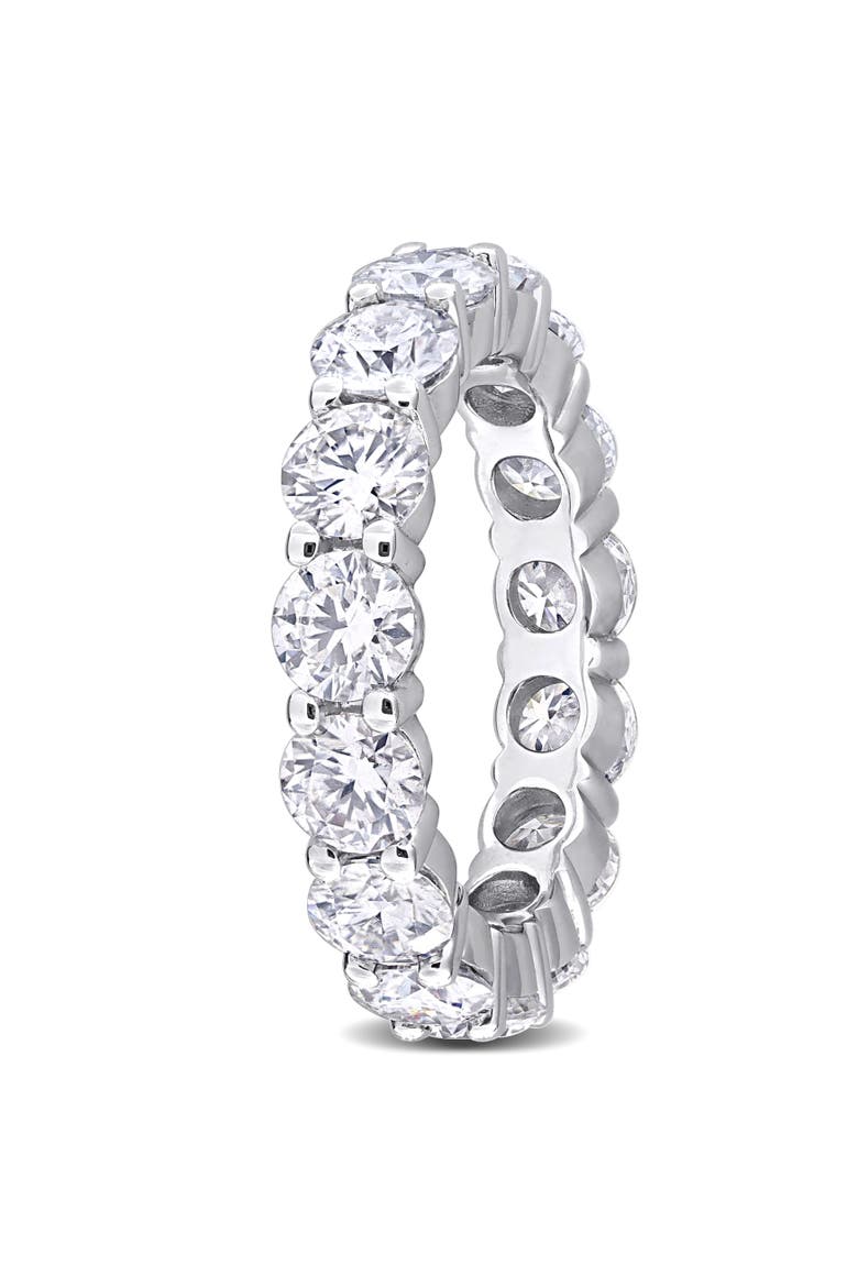 5 1/2ct D.E.W. Moissanite Eternity Ring, Alternate, color, Sterling Silver