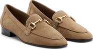 MANGO Buckle Leather Apron-Toe Flat