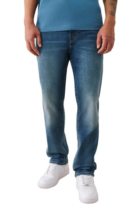 Geno Single Stitch Slim Jeans (Medium Asphalt Wash) (Regular & Big)