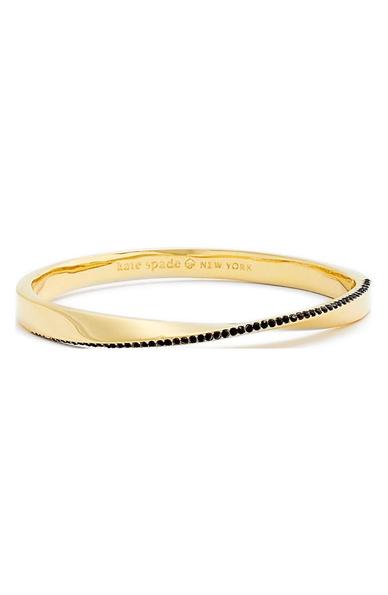 Kate Spade New York do the twist pavé bangle, Main, color,