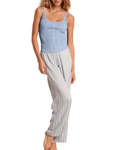 Lindsay Pajama Tank Top And Pants Set