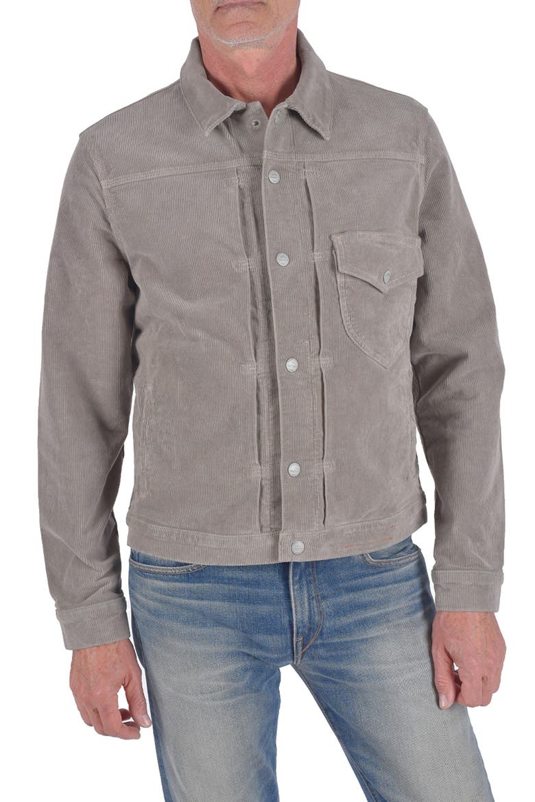 The Blade Stretch Corduroy Jacket, Main, color, LIGHT GRAY