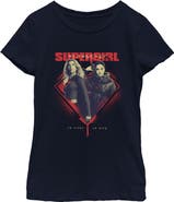 Supergirl Girl's Supergirl Kara and Ruthye Logo Graphic T-Shirt