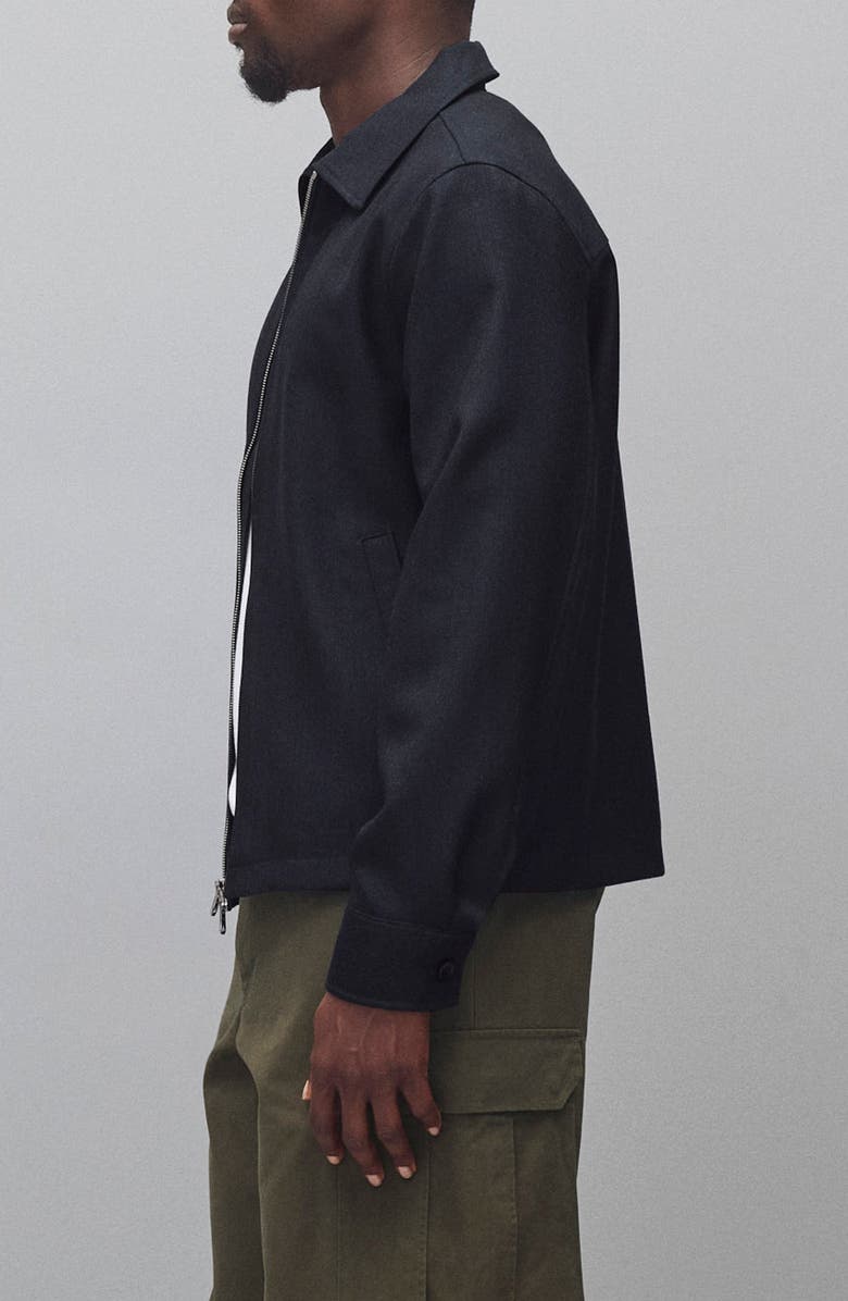 Reigning Champ Venue Wool Twill Jacket, Alternate, color, Navy