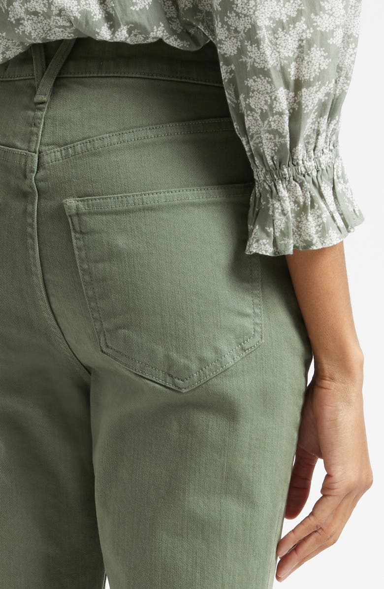 Veronica Beard Beverly Skinny Flare Leg Jeans, Alternate, color, Stone Sage