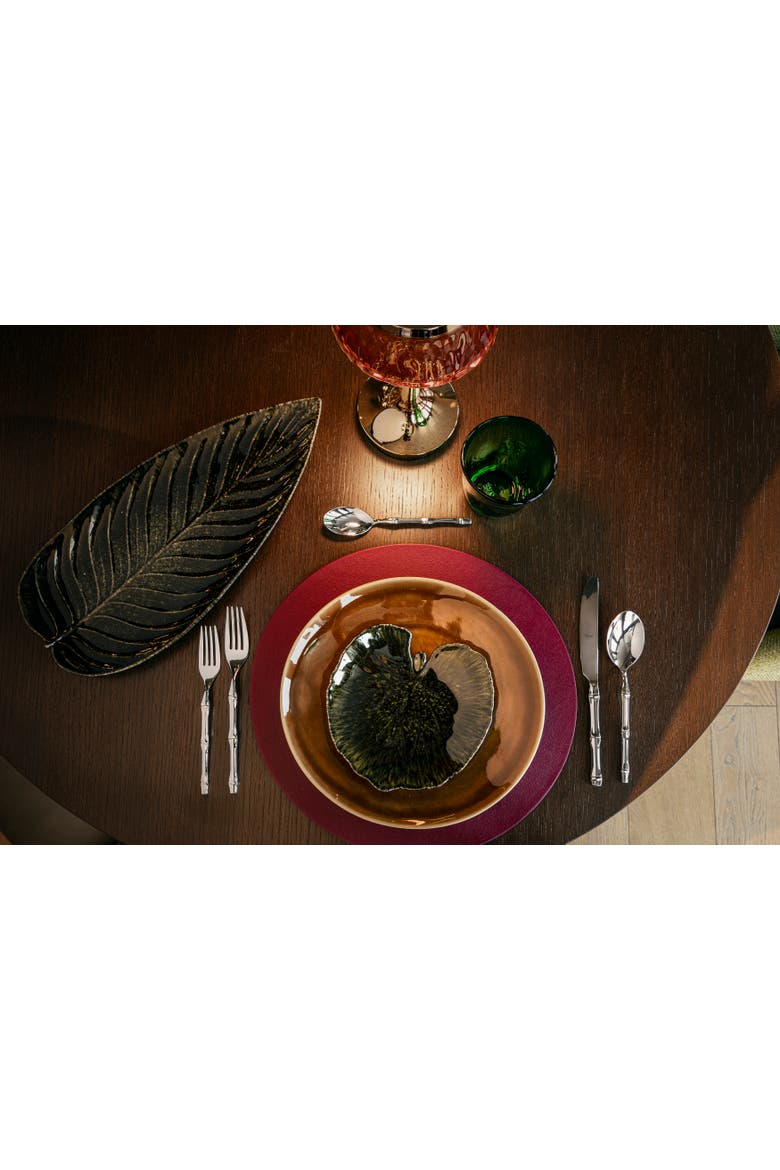 Bali Flatware Set - 5 Pieces, Alternate, color, Silver