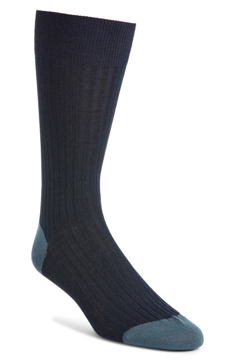 Stratford Merino Wool Blend Dress Socks