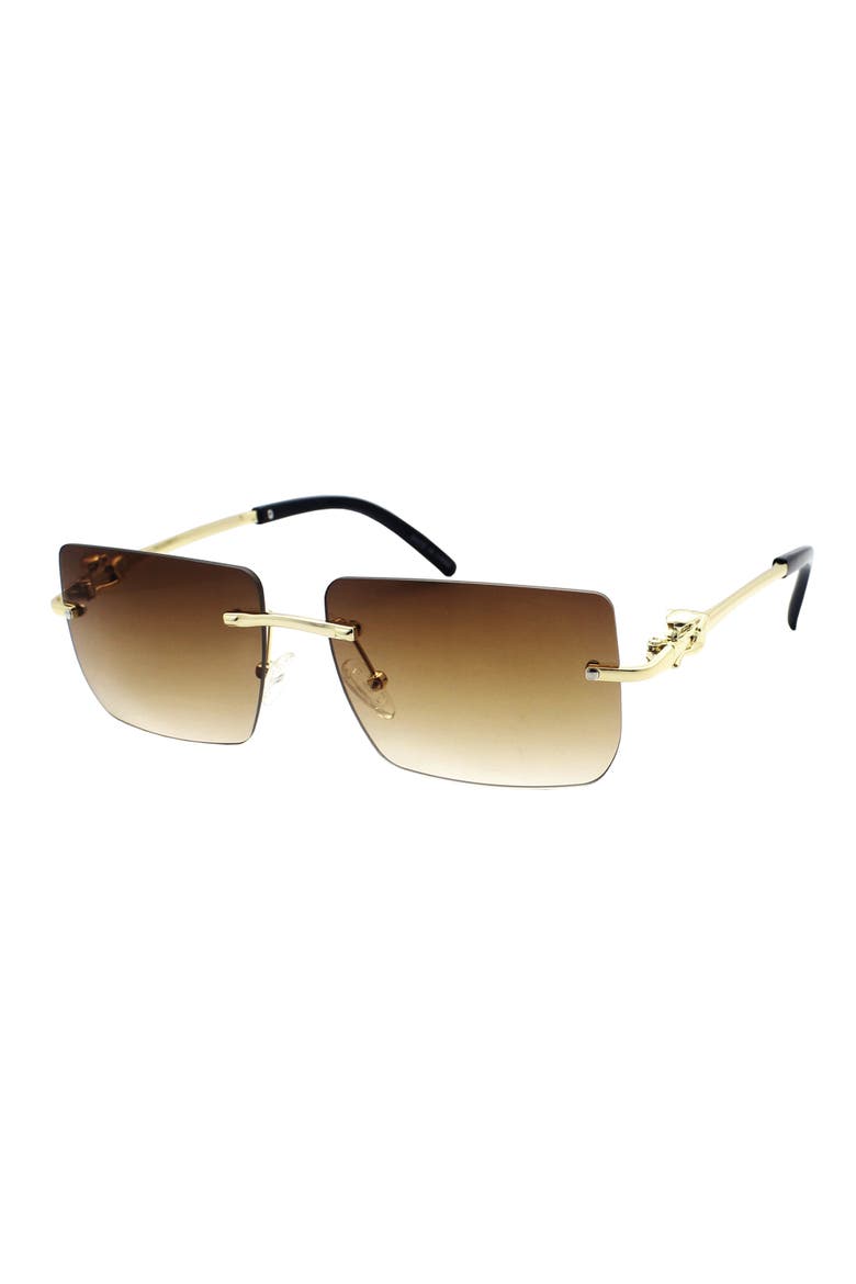 The Sunset Sunglasses, Main, color, Brown