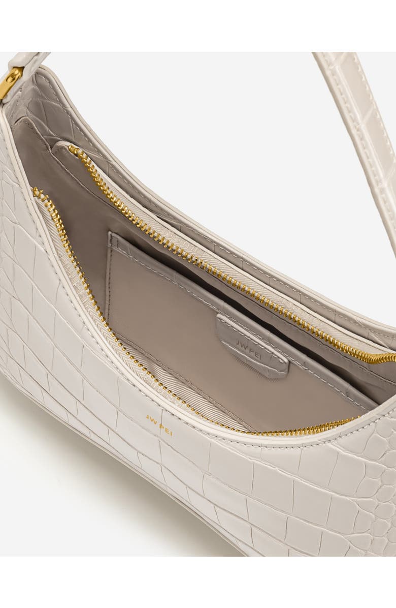 JW PEI Ruby Croc Embossed Shoulder Bag, Alternate, color,