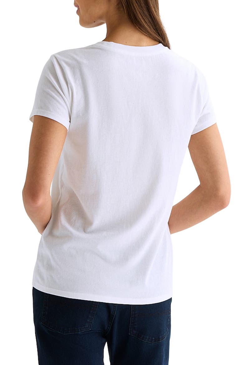 Bandana Flag Short Sleeve T-Shirt, Alternate, color, BRIGHT WHITE