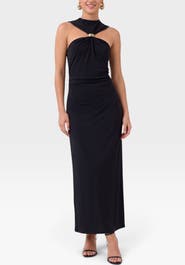 RACHEL Rachel Roy Pricilla High Neck Midi Dress