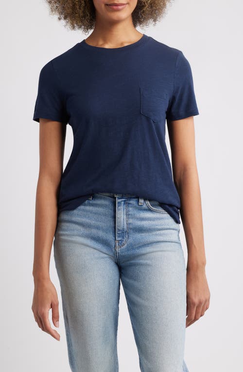 Caslonr Caslon(r) Cotton & Modal T-shirt In Navy Blazer