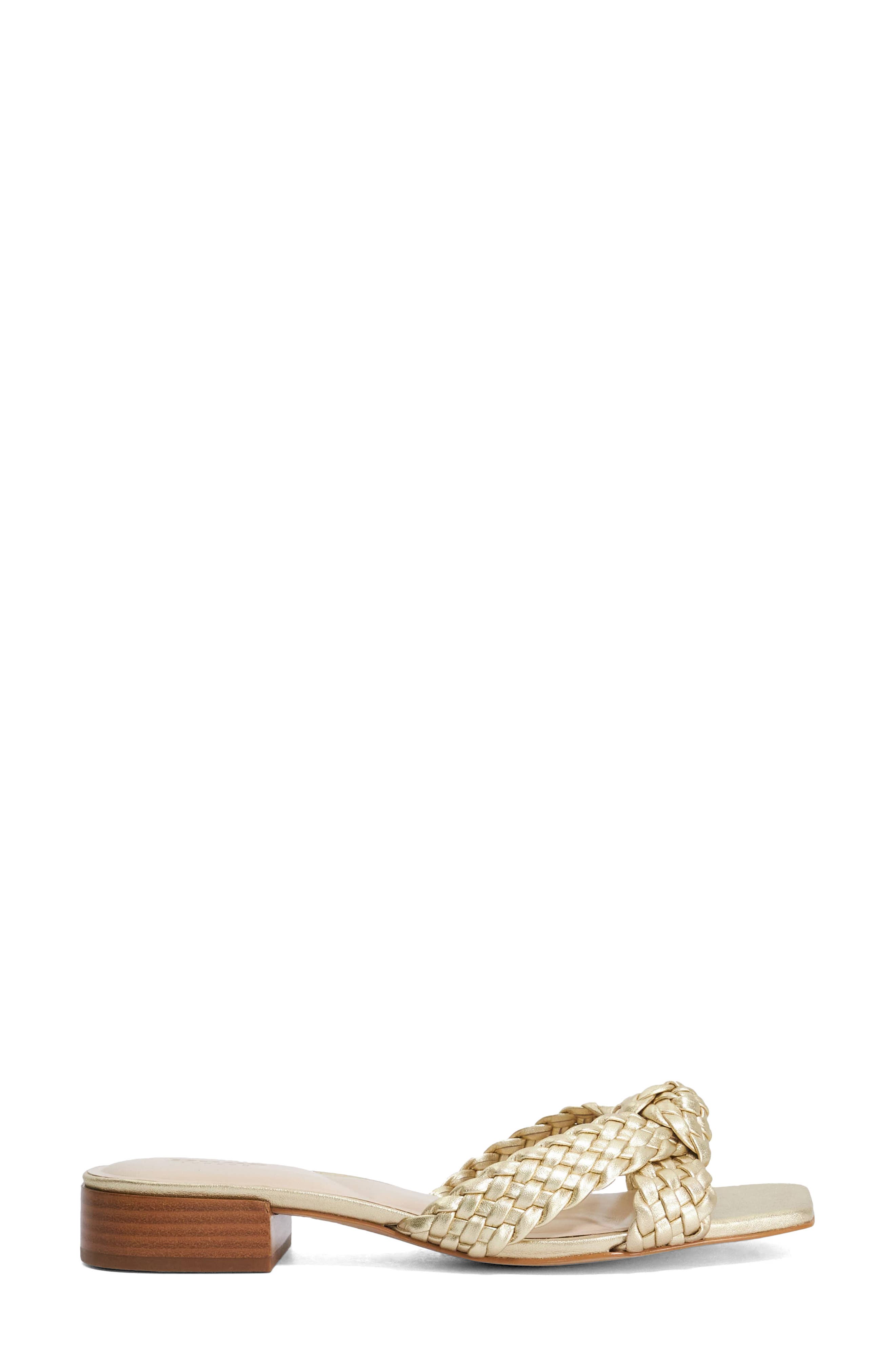 Lacees Block Heel Sandal, Alternate, color, GOLD