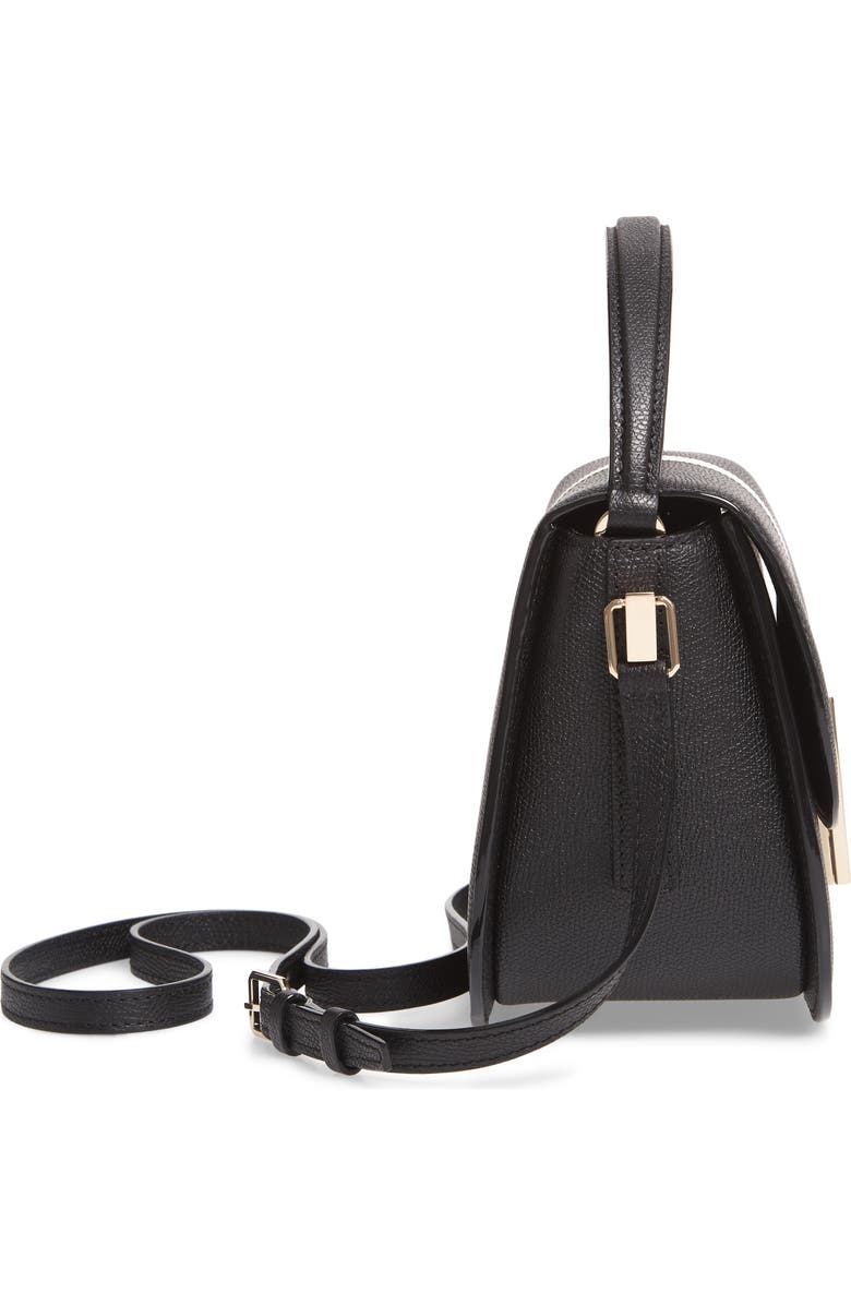 Valextra Iside Stripe Top Handle Bag, Alternate, color,