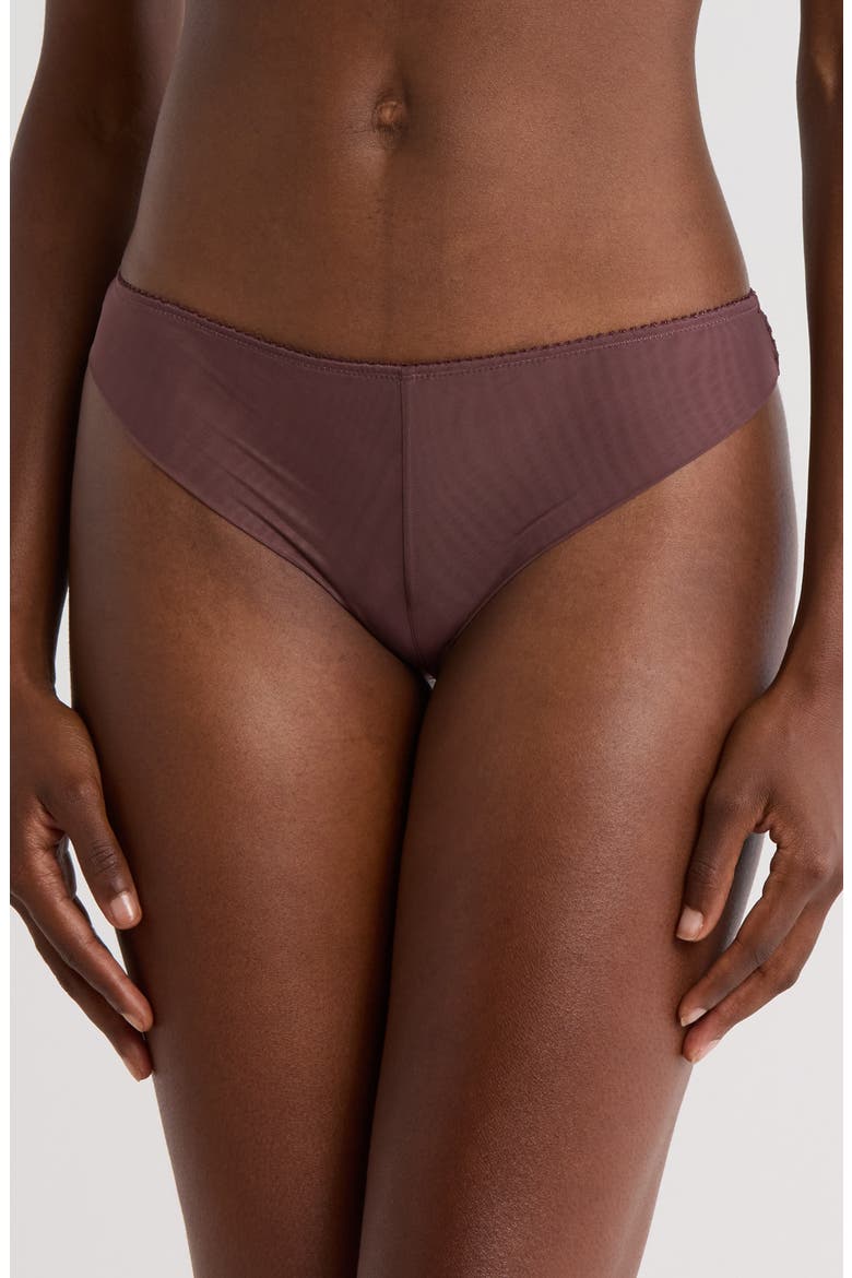 Embleme Lace Tanga Thong, Main, color, BYZANTINE