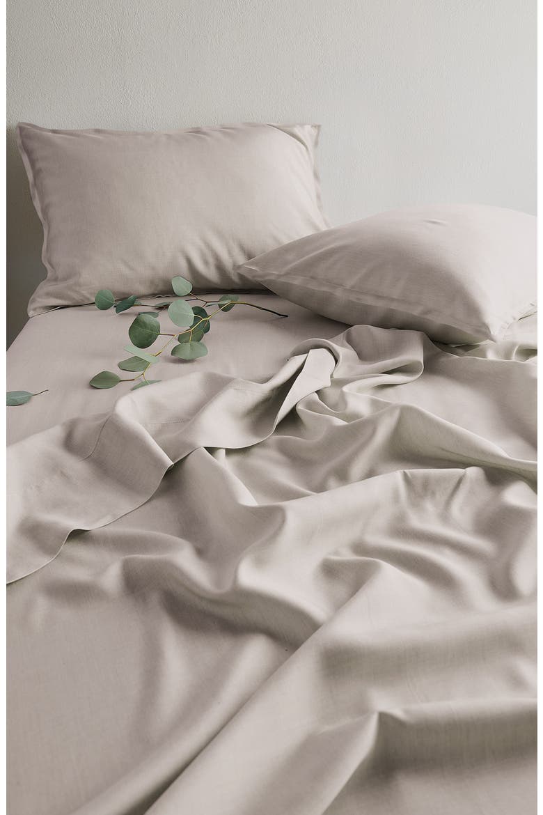 Breeze Eucalyptus Sheet Set, Alternate, color, DARK GREY