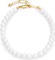 Monica Vinader Nomade Genuine Freshwater Pearl Bracelet