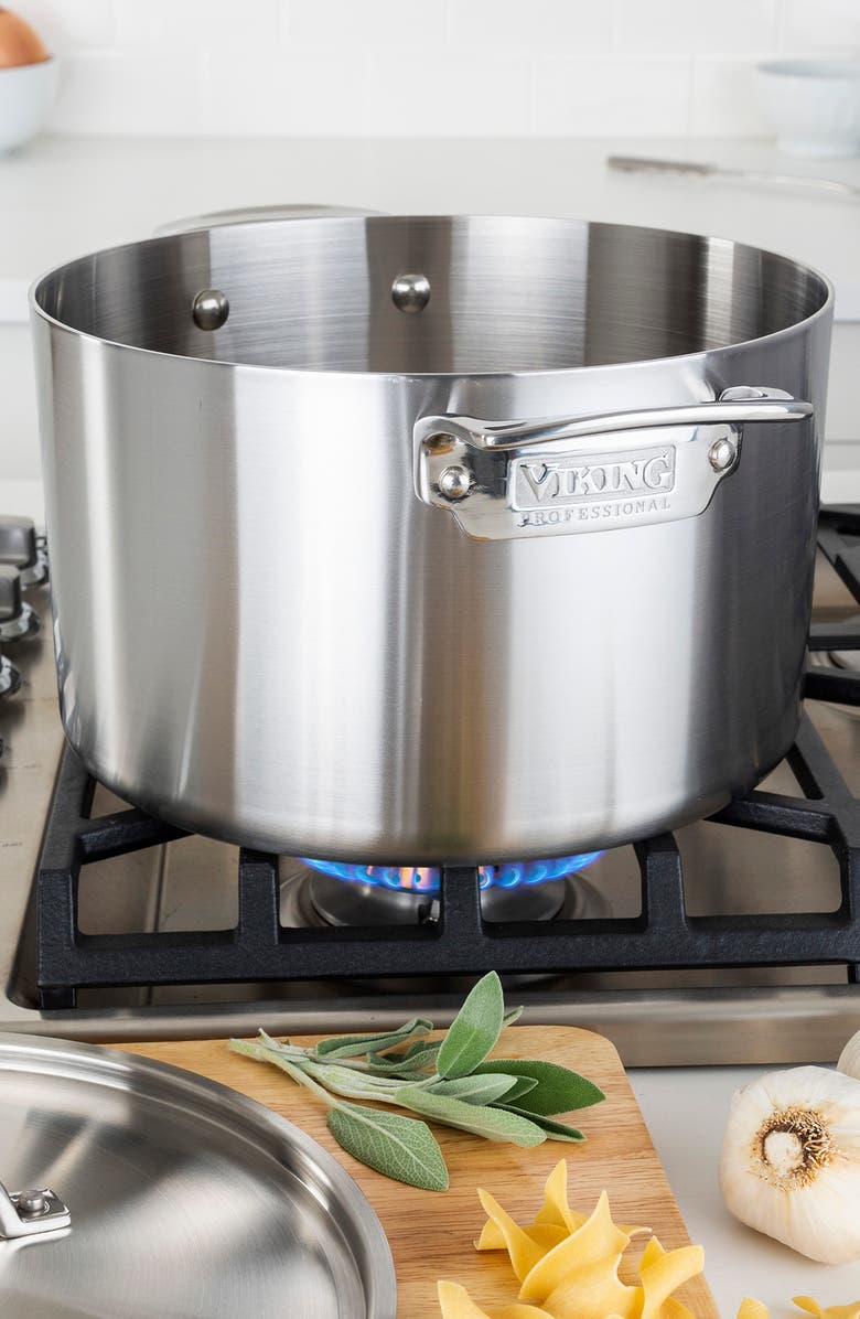 Viking Professional 7-Piece 5-Ply Satin Finish Cookware Set, Alternate, color,