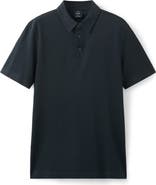 MANGO Slim Fit Stretch Cotton Blend Piqué Polo