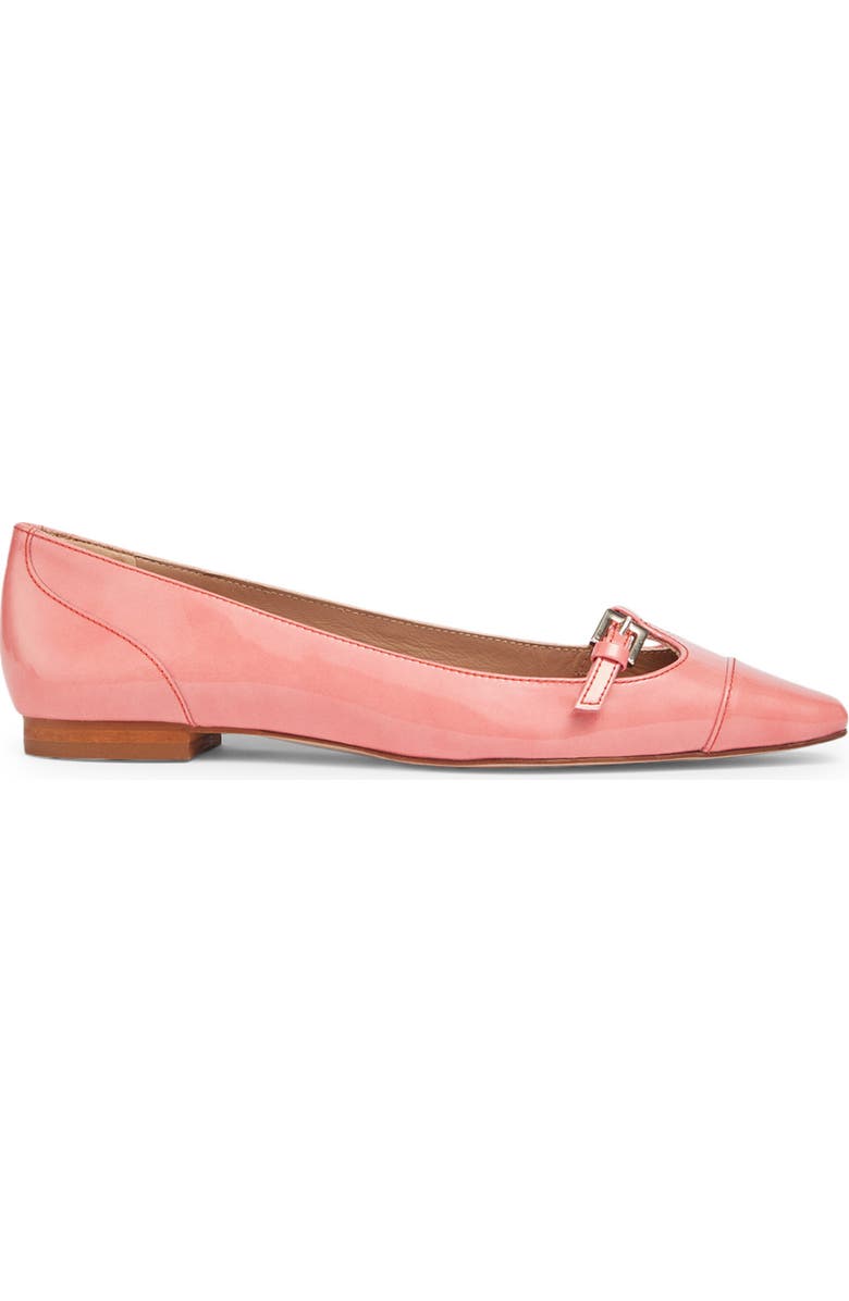 LK Bennett Aurora Cap Toe Flat, Alternate, color, Salmon