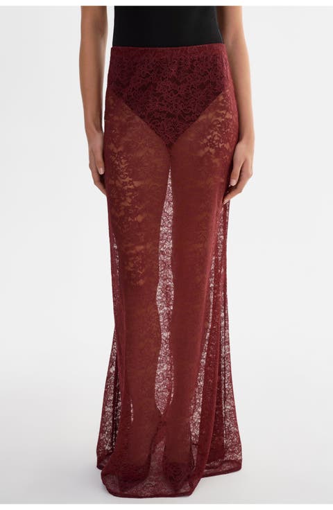 Ren | Lace Maxi Skirt