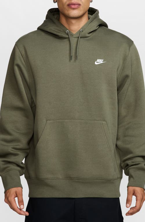 Nike Club Fleece Pullover Hoodie In Green