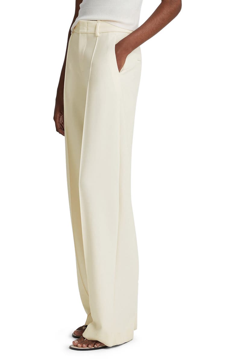 Vince Pintuck Wide Leg Pants, Alternate, color, Off White