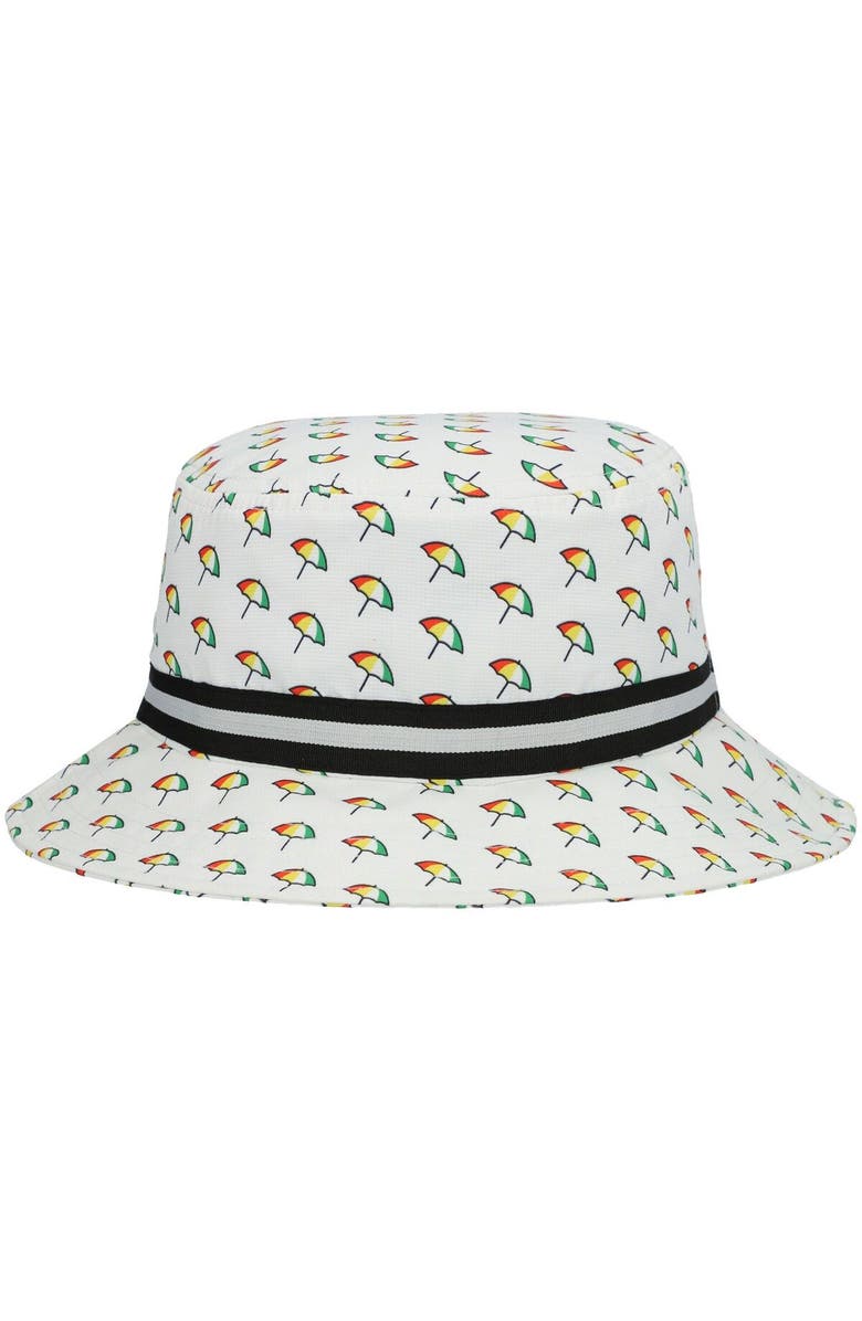 IMPERIAL Men's Imperial White Bay Hill Allover Umbrella Bucket Hat, Alternate, color, White