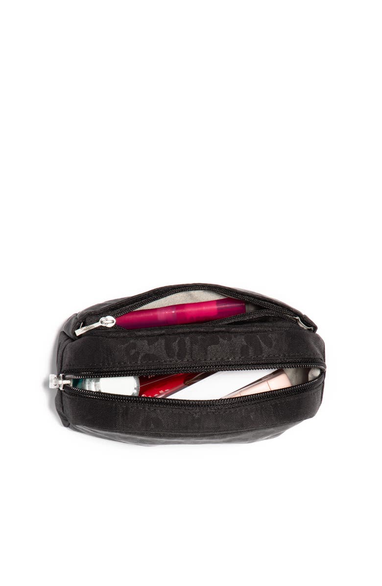 BAGGALLINI Small Pocket Cosmetic Bag, Alternate, color, Black Cheetah Emboss