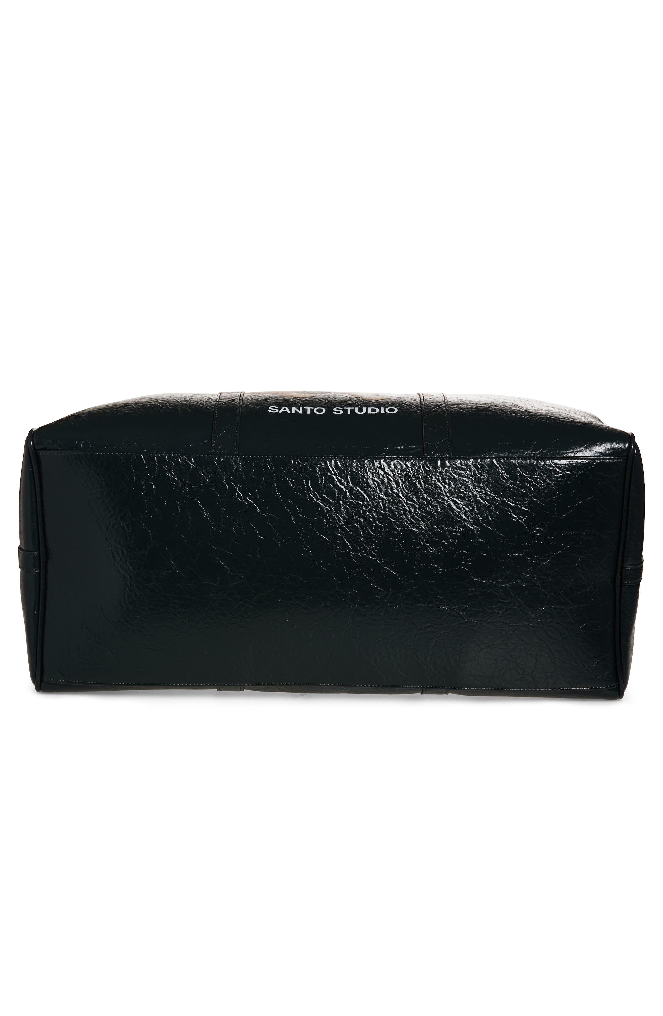 SANTO STUDIO Nyjah Huston Navy Duffel Bag, Alternate, color, Blue